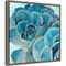 Grasping I (Succulent) by Eva Watts 16-in. W x 16-in. H. Canvas Wall Art Print Framed in Grey